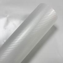 PET Skaidrus 4D/9D Anglies Pluošto Rašto Automobilio Plėvelė & Dažų Apsauginė Plėvelė Ritinys 1.52*16.5 meters white