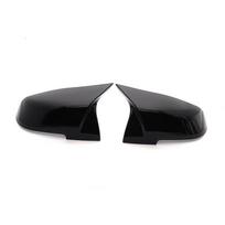 2x Baltas veidrodėlio dangtelis Juodas veidrodėlio dangtelis Perdanga BMW 1 2 3 3GT 4 X1 E84 M2 i3 Serija F20 F21 F22 F23 F30 F31 F32 F33 F34 F80 Bright Black black