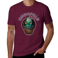Abes Oddworld Tshirt Anime Tshirt Baggy Shirts Unisex Clothings 3XL black