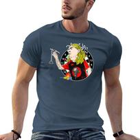 Caricatura Ryan Searle by Darts Attack TShirt Plus Size Basic Cotton TShirt 2XL black