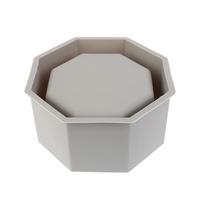 Gėlių vazono silikoninė forma „pasidaryk pats“ didelė betoninio cementinio vazono forma kvadratinė epoksidinės dervos forma laikiklis epoksidinio molio forma