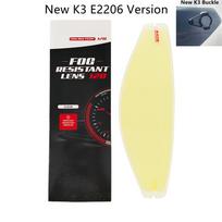 Photochromic Visor for AGV New K3 E2206 Helmet Motorcycle Face Shield Replacement Durable Anti Fog Coating UV Cut AccessoriesSpeed Sensors 6 Anti Fog Film beige