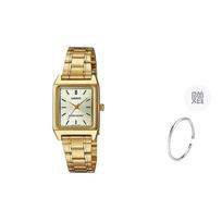 CASIO Moteriškas ŽALIAS Laikrodis LTP-V007G-9E- Gold Strap beige
