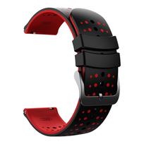 Silikoninė laikrodžio apyrankė 22mm skirta Huawei Watch GT 6 5 Pro 46mm Sportinė apyrankė Apyrankė ant riešo Skirta Huawei GT6 Pakeičiama apyrankė 22mm black