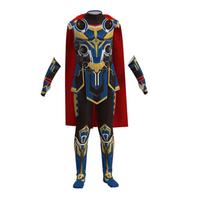 Vaikų Thor Meilė ir Griaustinis Cosplay Kombinezonas Helovynui Ir Šventėms Boy,XS brown