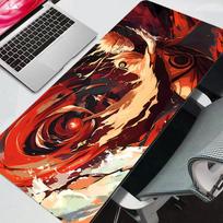 Extra Large Gaming Mouse Pad Naruto Computer Gamer Laptop Keyboard Carpet Mouse Mat Non-Slip Rubber Table Rug durable xxl 50x100cm red