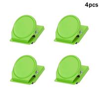 Magnetiniai segtukai šaldytuvams, Spalvingi mini magnetiniai segtukai, Prisegtukai užrašams, Apvalūs nuotraukų segtukai, Tinka naudoti namuose ir biure as the picture green