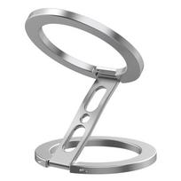 Double-Sided Magnetic Phone Ring Holder for MagSafe Kickstand Compatible For iPhone 16/15/14 Huawei Xiaomi Stand Grip Accessory gray