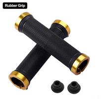 Dviračio rankenos BMX dviračio vairo rankenos Dvišaliai užraktai Kalnų MTB dviračių vairo rankenos Neslystančios dviračių priedai black