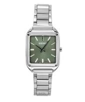 Seiko Essentials Stainless Steel Green Dial Quartz SWR075P1 Women's Watch žalia