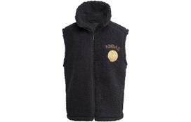Adidas Originals MOOMIN Vests Women's Black Stand Collar Thickened And Fleece Lined Other II5706 L black