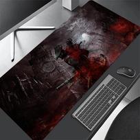 Action Game Bloodborne Anime Mouse Pad Gamer Keyboard Mat Pads Gaming Desk Protector Laptops Large Mousepad Cartoon Xxl Deskmat 30cmx60cm(11.8x23.6inch)