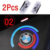 Car LED welcome light is suitable Accessory 2Pcs for BMW X1-X6 series E81 E82 E87 E88 F20 F21 20-18 projector G11 G12 G30 G31 nlcr46 2PCS black