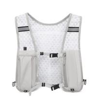 Running Hydration Vest for Women and Men, Water-Resistant, Breathable, Backpack for Runs, Hiking, Cycling, Trails, Marathons white