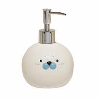 Pump Style Seal Liquid Soap Bottle Cute Seal Head Lotion Dispenser Shower Gel Dispenser  Kitchen mėlyna