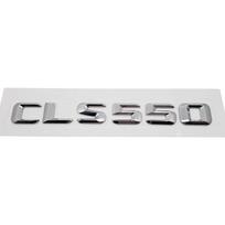 Automobilio bagažinės raidės emblemos lipdukai Galinės bagažinės emblema CL55 CLS63 CLS55 CLS260 CLS350 CLS400 CLS500 CLS550 logotipui lipdukas CLS550 sidabras
