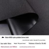Pakeliamas 900D Vandeniui atsparus Oksfordo Tentinis Audinys nuo Saulės juoda