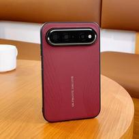 Dėklas Huawei Pura X View 5G, itin plonas, draugiškas odai, prabangus matinis odinis, atsparus smūgiams, apsauginis, kietas galinis dangtelis, priedai Huawei Pura X View raudona