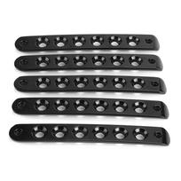 Side Door Grab Handle Insert & Push Button Knobs Cover Fit for Jeep Wrangler Jk Unlimited 07 18 gray