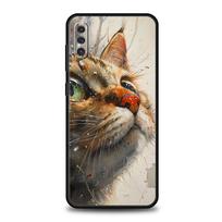 Mielas katino telefono dėklas, skirtas Samsung Galaxy A56 A54 A42 A36 A34 A26 A24 A16 A14 A12 A06 A50 A52 A10 5G, minkštas TPU dėklas Fundas Capa krepšys for Samsung A36