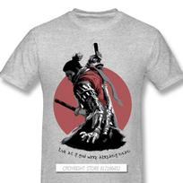 Šaunus juodas marškinėlis Sekiro Shadows Die Twice Vilkas Sengoku Kuro Žaidimas Vyriški Marškinėliai T-shirt Grynos medvilnės Oversize Trumpos rankovės L brown
