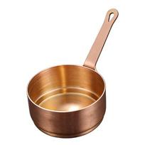 Convenient Miniature Sauce Pan 100ml Stainless Steel Cooking Cup Safe For Stovetop And Induction Heating rožinio aukso spalvos