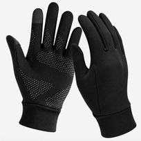 Unisex sportinės pirštinės su jutiklinio ekrano funkcija Unigear, juodos