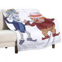 Snow miser and heat miser Throw Blanket Beach Personalized Gift Luxury Designer Blankets For Bed Summer for sofa Blankets 75cm*90cm brown