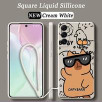 Case for Samsung Galaxy A15 A22 A52 A36 A26 A11 A12 A51 A13 A14 A24 A16 A35 A34 Phone Cover Cool Capybara Galaxy A52 white