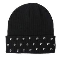 Modern Rivet Studded Beanies Skull Cap Lightweight Unisex Hat Stylish Headwear For Casual Outdoor Use 1 juoda