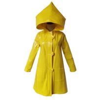 Stilingas Little Nightmares 2 Six Cosplay kostiumas Geltonas švarkas Karnavalui M yellow