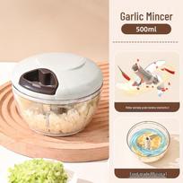 Abay Manual Mini Food Chopper beige