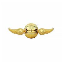 High Quality Fidget Spinner Golden Snitch Angel Wings Anime Figure Ornaments Metal Rotate Stress Relief Toys Funny Creative Gift beige