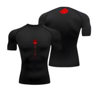 Itachi kompresinis marškinėlis | Itachi Uchiha, Sharingan, Akatsuki, Naruto Shippuden, Anime, Sportinė apranga, Marškinėliai, Kompresorius, Raumenų marškinėliai, Fitnesas 3XL black