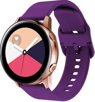 22mm 20mm Straps For Samsung Galaxy Watch 7 4 6 3 classic 5 Pro Active Gear sport Bracelet correa Huawei watch GT 2 3 pro 4 band Amazfit GTR 47mm violetinė