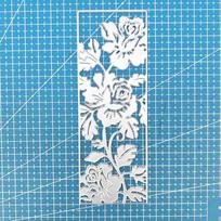 Rožių gėlių fono rėmelis Metaliniai štampavimo įrankiai Štampas Formelė Dekoracija Scrapbooking Popieriaus gamyba Reljefo aplankas Nuotraukų albumas Dekoratyvinis rankdarbis dies sidabras