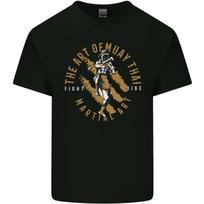 The Art of Muay Thai MMA Mixed Martial Arts Kids T-Shirt Childrens 4XL brown