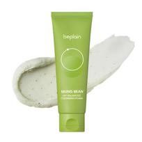 Beplain Mung Bean pH-Balanced Cleansing Foam Gentle Deep Pore Facial Cleanser 80ml white