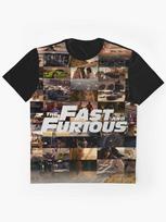The Fast and the Furious Fast & Furious - Legends - Tribute Graphic T-Shirt 2XL juoda