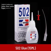 502 Greitai džiūstantys super klijai 15ml/20ml - Greiti 3 sekundžių momentiniai klijai su klijų nuėmikliu white