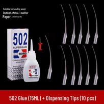 502 Greitai džiūstantys super klijai 15ml/20ml - Greiti 3 sekundžių momentiniai klijai su klijų nuėmikliu
