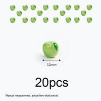 Colorful Glass Fruit Beads With Hole Fruit Glass Beads for 20pcs Craft Decoration 28