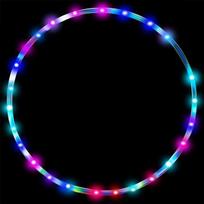 LED spalvingas šviečiantis hula lankas vaikams - Lauko sportas ir scenos pasirodymai blue