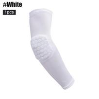 1Pcs Basketball Elbow Pad Honeycomb Foam Protector Sleeve Elastic Arm Warmer for Men Women Volleyball Support XS balta