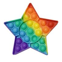 Specialus „Fidget Toys Pack“ rinkinys „Pasidaryk pats“ stresą mažinantis žaislas vaikams / dovana suaugusiems lydinys oranžinės spalvos