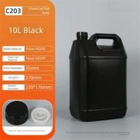 1-20L HDPE Kibiras Maistinis Aliejaus Kanistras Daugiafunkcis Laikymo Indas Gelinis Šampūnas Black 10L