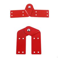 Palėpės kopėčių vyris sulankstomas tvirtas metalinis namams/inžinerijai pakeisti 2pcs