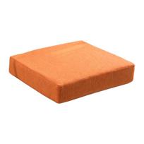 Lininis sofos čiužinys su didelio tankio putų užpildu, 40x40x5 cm, medinei sofai One Size oranžinė
