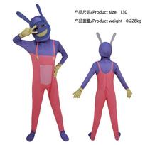 Nuostabus skaitmeninis cirkas Cosplay kostiumas Pomni Jax pliušinis zuikutis Caine Ragatha lėlės suknelės kostiumas Cosplay Helovino kostiumas Vaikams Adult 160&Digital Circus Cos blue