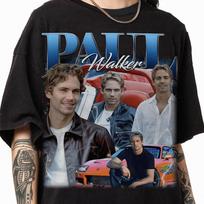 Paul Walker Nelegali marškinėlių Paul Walker Gerbėjų Prekės Dovana Jai Arba Jam Paul Walker Automobilių Mėgėjui Marškinėliai S gray